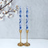 Blue and White Taper Candles